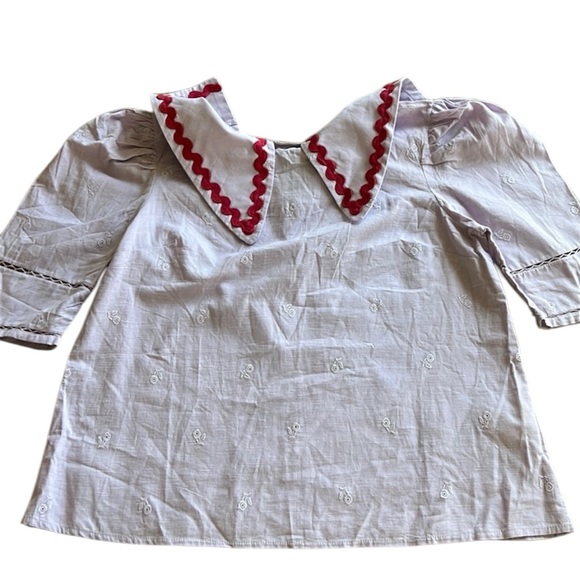 NWT Anthropologie forever that girl pink and lavender top size 4 - Picture 1 of 6